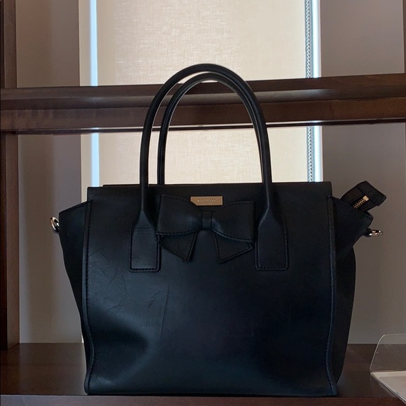 kate spade Handbags - Kate Spade ♠️ black bow purse 👜